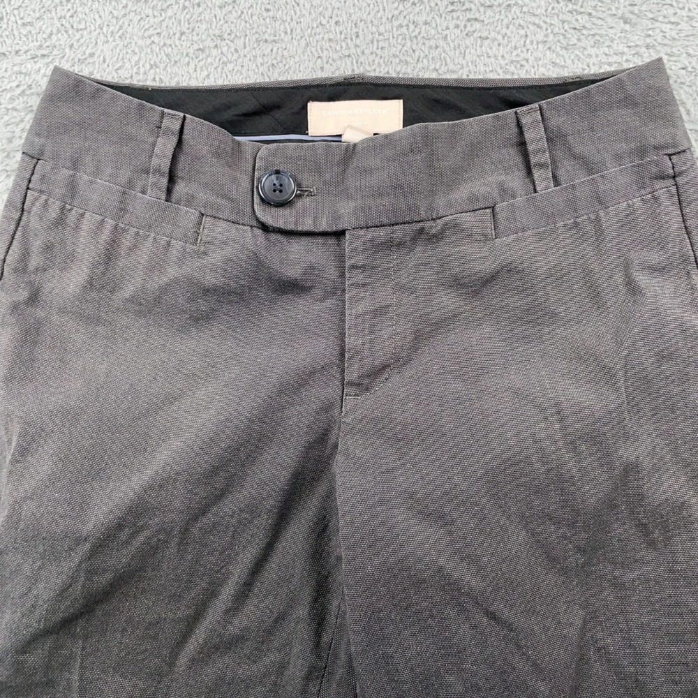 Banana Republic Pants Womens 6 Grey Jackson Fit Birdseye Dress Trousers
